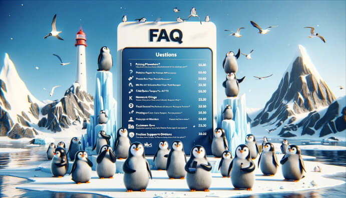 ペンギンモバイルのよくある質問と回答（FAQ）