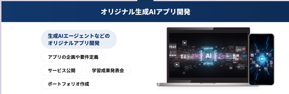 AIエージェントなどの生成AIアプリ開発がゴール